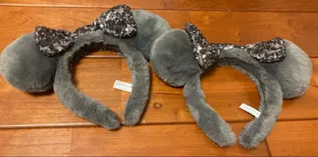 새상품급 디즈니 리조트 리본 포함 미니 머리띠 2개 세트