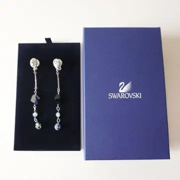 스와로브스키 크리스탈 롱 귀찌