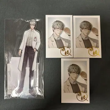 니지산지 이치바시 아야토 데뷔 폴라로이드 금박 카드 아크릴 스탠드
