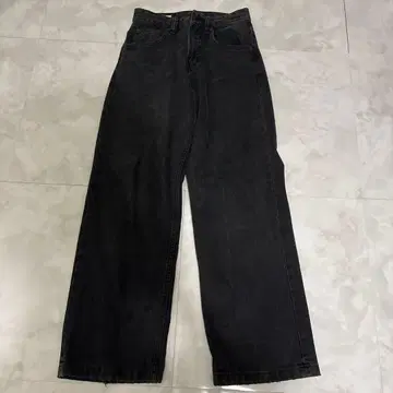 ZARA 블랙 데님 팬츠 EUR34