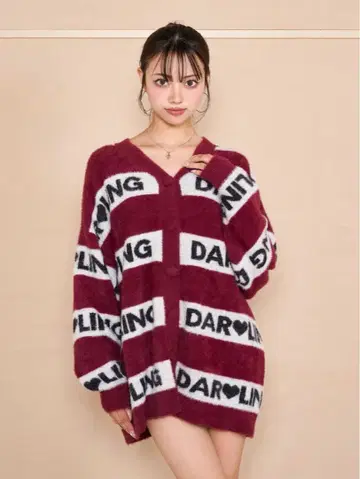 Darich (다리치) 트럼프 자카드 니트 가디건