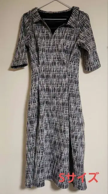 모토 스즈키 씨 CINEMATIQ 2way 트위드 원피스 S 사이즈