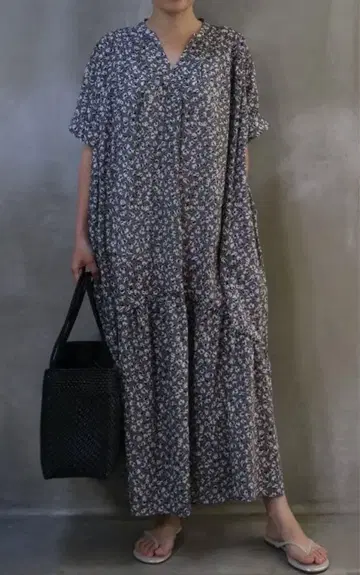 허그아워 DEVEAUX 비올라 롱 원피스