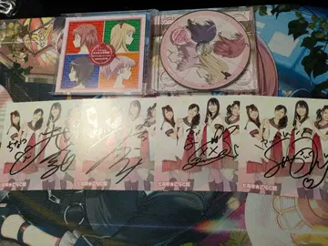 유루유리 고라쿠부 4인 사인 포함 엽서+CD