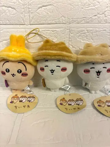 치이카와 (먼작귀) 가을이다몽 마스코트 치이카와 하치와레 토끼 3종 세트