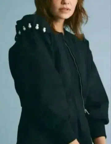 CELFORD 펄 장식 니트 블루종 셀포드 겉옷