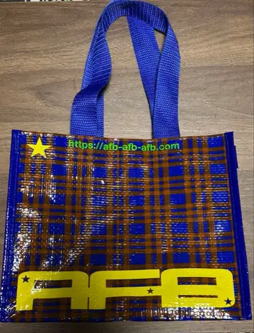 AFB 쇼핑백 소 사이즈 체크 무늬