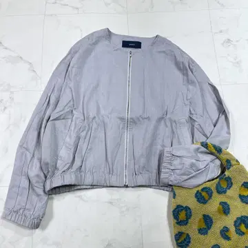 SHIPS 쉽스 블루종 집업 린넨 혼방 여성용