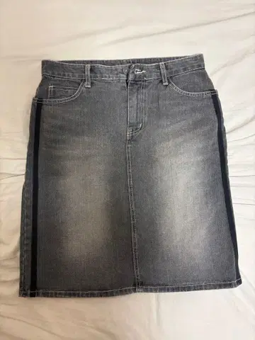 threetimes 데님 스커트 구제 의류