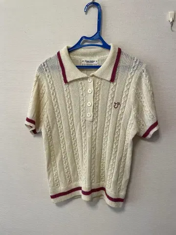 TINAJOJUN 썸머 폴로 니트 크림