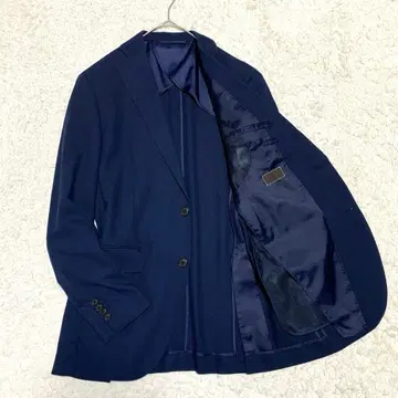 컨디션 최상 유니버설 랭귀지 네이비 워셔블 스트레치 자켓