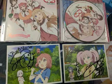 유루유리 CD 사인 포함 엽서 미카미 시오리 씨 오쿠보 루미 씨