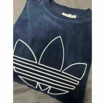 아디다스 오리지널스 벨로아 빅 로고 트레이닝복 저지 후드티