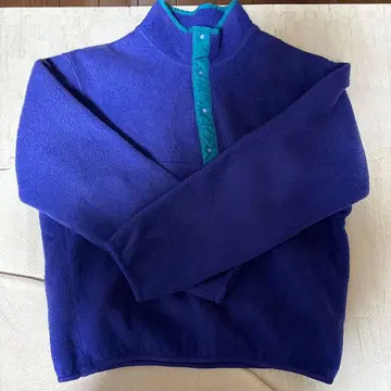 patagonia 보라색 하프 지퍼 플리스 자켓 M
