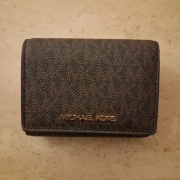 MICHAEL KORS 다크 브라운 3단 폴더형 지갑