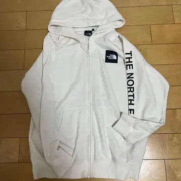 THE NORTH FACE 화이트 후드티 L