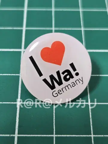 오사카 엑스포 독일관 핑 배지 독일 파빌리온 하트