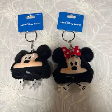 [ 미사용 새상품 ] 키체인 팬캡 미키 미니 키링 두 개