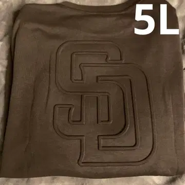 [ 새상품 ] MLB 파드레스 남성용 트레이닝복 상의 엠보싱 가공 5L