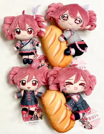 카사네 테토 누이푸리케 전 2종 프랑스빵 봉제 인형 전 2종