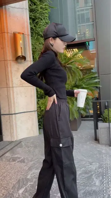 rady 비쥬 카고 팬츠 블랙