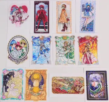 CLAMP전 반짝반짝 클리어 스티커/마법기사 레이어스 BOX 전 12종