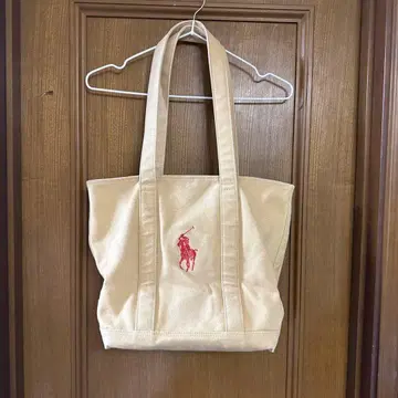 랄프 로렌 베이지 토트백