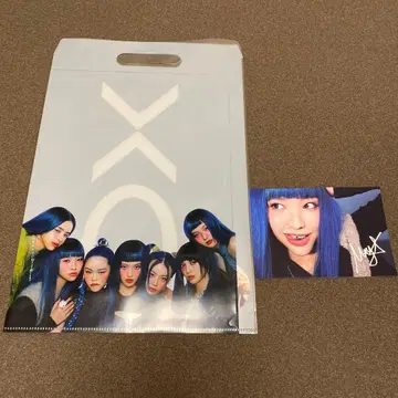 XG 클리어 파일 A4 사이즈 포토 카드 포함