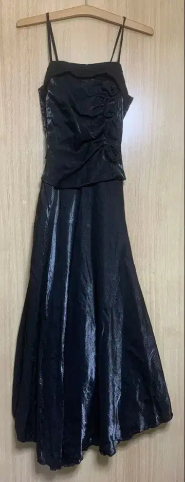 블랙 롱 드레스 / 결혼식 / 발표회