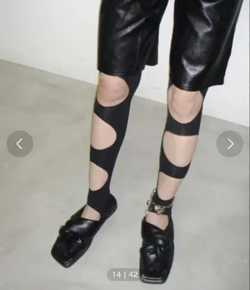 [ 완판템 ] musubore crater knee-high socks