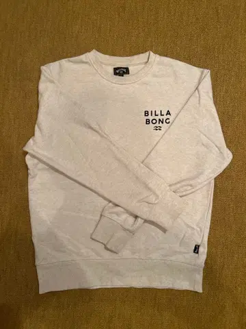 BILLABONG 라이트 그레이 맨투맨 M 사이즈