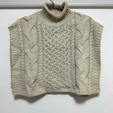 [ 새상품급 ] 니트 베스트 숏 기장 상의