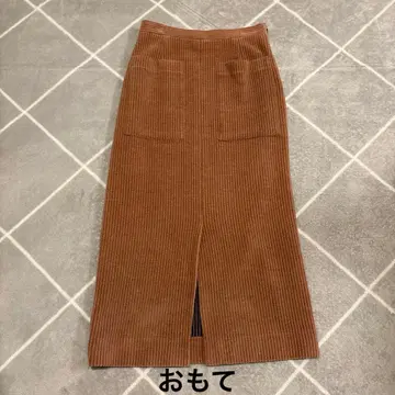 Demi-Luxe BEAMS 데밀 빔즈 코듀로이 타이트 스커트