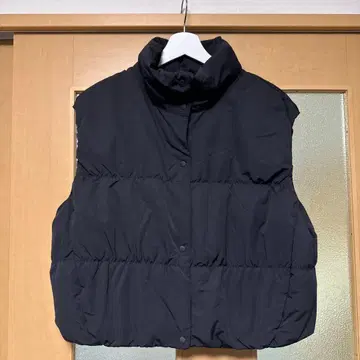 UNIQLOC 다운 크롭 베스트 XL 택 포함 미사용 새상품