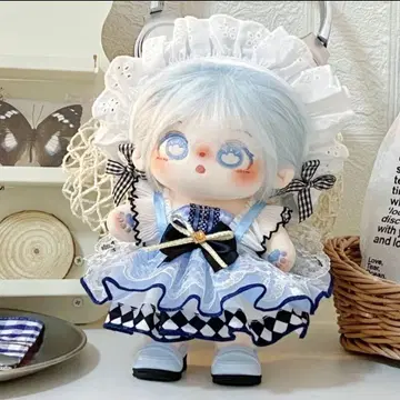 20cm 봉제 인형용 옷 갈아입기 활 옷 2세트