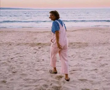 SOMETHING x Chikako 데님 오버롤