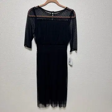 [택 포함 새상품] 야마다야 Rire Fete 사이즈 38 블랙 원피스