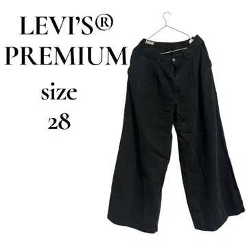 LEVI'S 프리미엄 리바이스 하의 블랙 28
