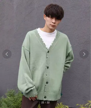 사이드 라인 데미지 가디건 [ coen x Mr.SZK ] 남성용 F