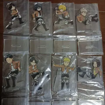 제일복권 진격의 거인 아크릴 스탠드 8체 세트 컴플리트