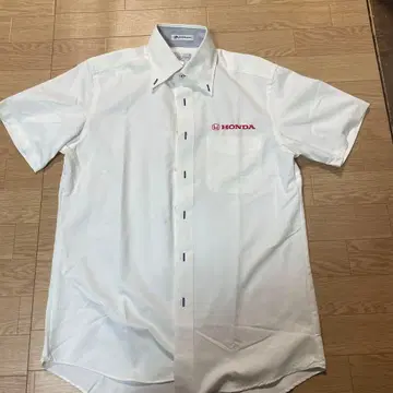 HONDA 워크 셔츠 L 사이즈 화이트 파이텐