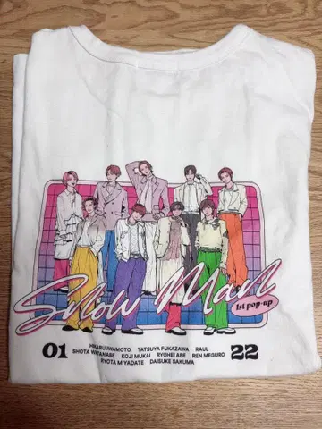 SnowMan 1st POP-UP 한국 서울 T셔츠 L