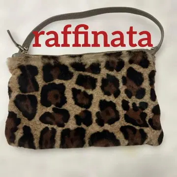 [미사용] raffinata 이탈리아제 애니멀 무늬 백