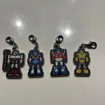 트랜스포머 지퍼 참 키링 4개 묶음 판매