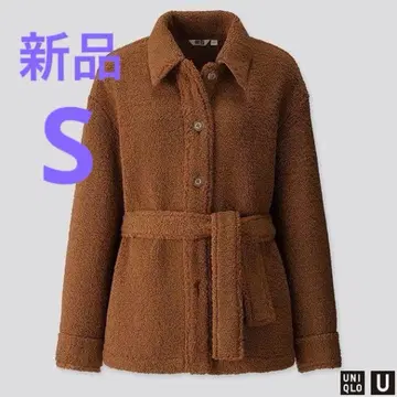 택 포함 새상품 유니클로 유 보아 플리스 숏코트 자켓