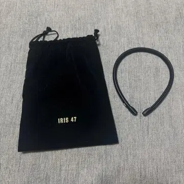 IRIS 47 블랙 헤어밴드 머리띠