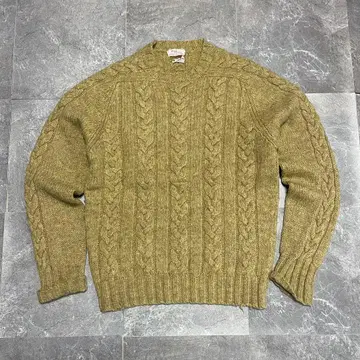 [ 60's Deans of Scotland ] 셰틀랜드 케이블 니트