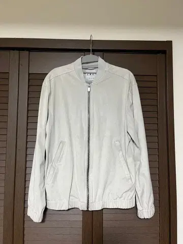 ZARA 라이트 그레이 블루종 2021 봄 가을 모델