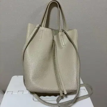 베이지 토트백 탈부착 가능 스트랩