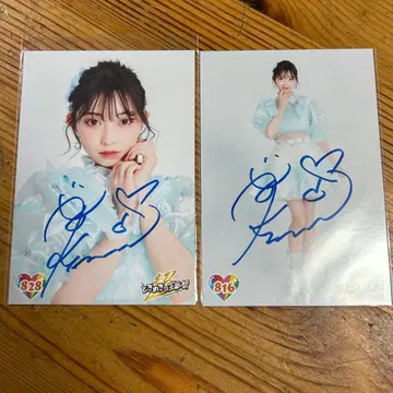 초 도키메키 선전부 츠지노 카나미 사인 포함 브로마이드 세트